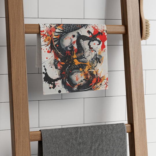 Dragon Graffiti Gym Towel