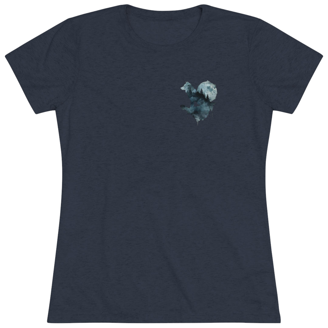 Lupus Warrior Wolf - Women's Triblend Tee