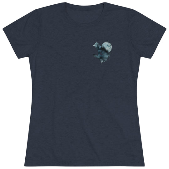 Lupus Warrior Wolf - Women's Triblend Tee