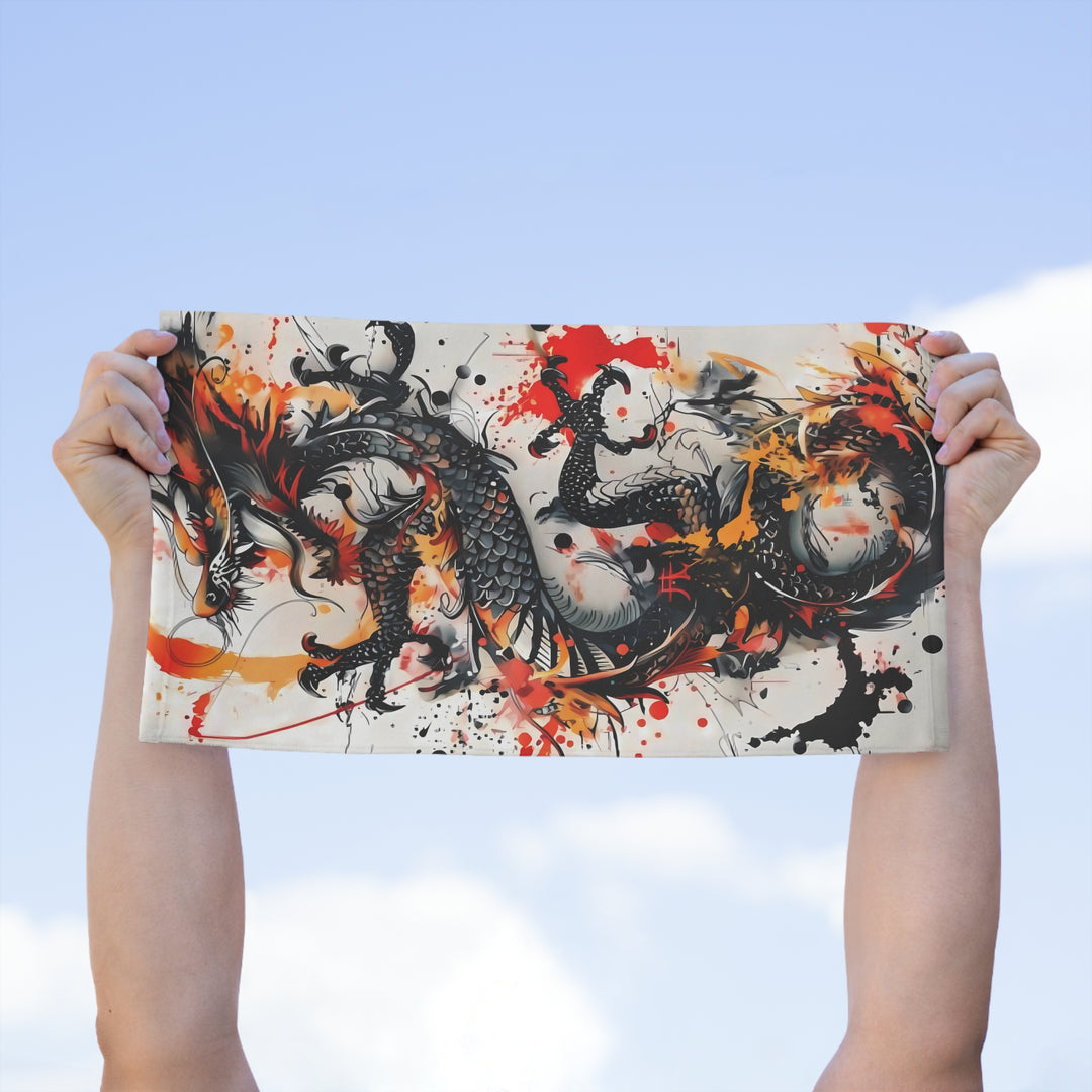 Dragon Graffiti Gym Towel