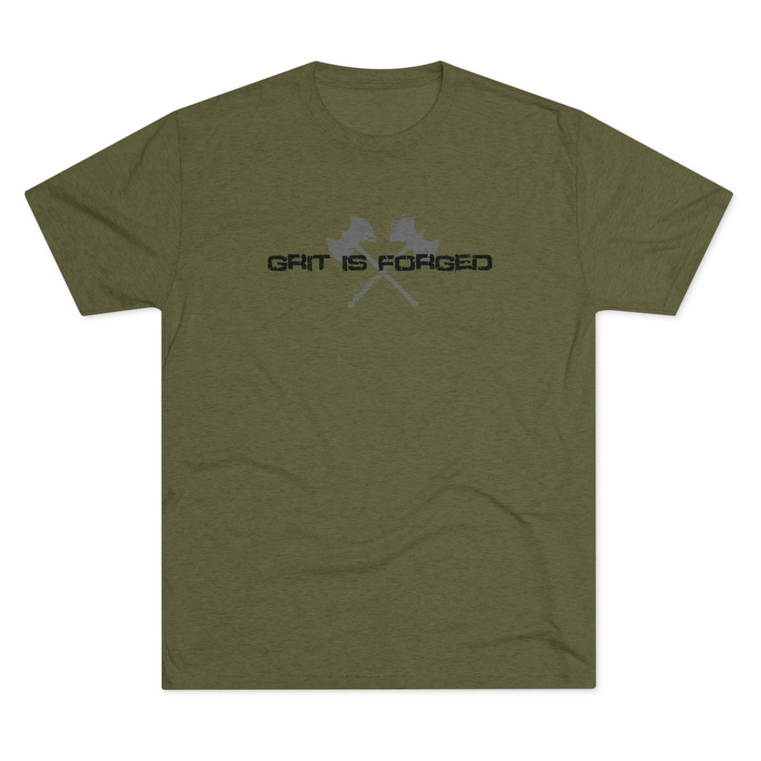 Grit Through Pain - Tri-Blend Crew Tee