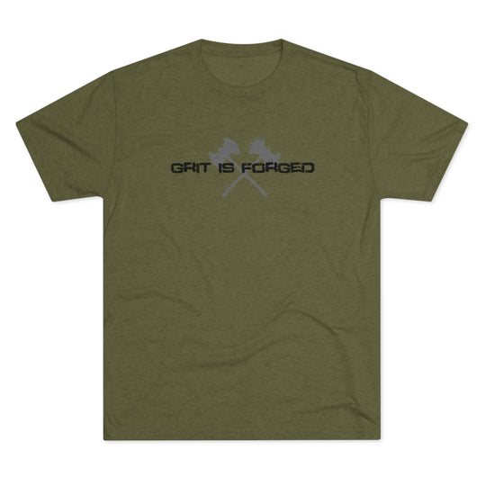 Grit Through Pain - Tri-Blend Crew Tee