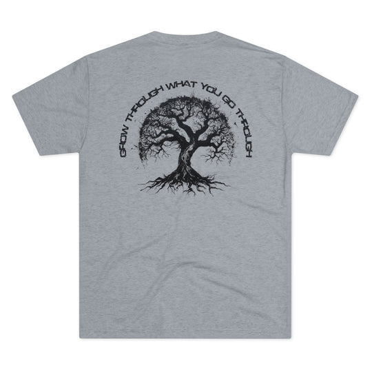 Grow Through It - Tri-Blend Crew Tee