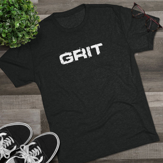 GRIT Tri-Blend Shirt – “Relentless to the Bone” Men’s Fitness Tee