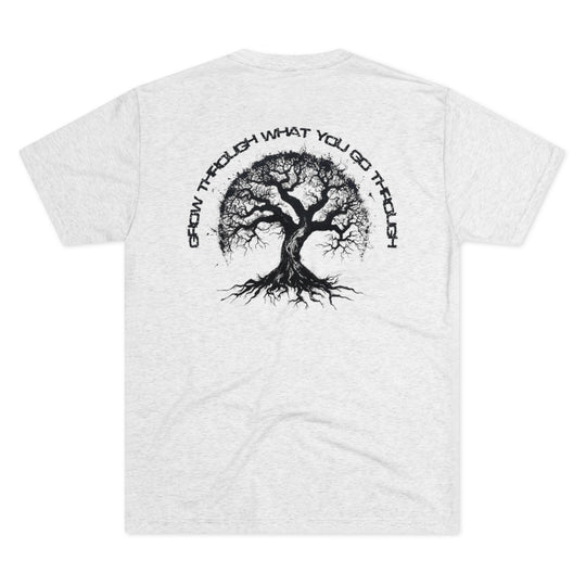 Grow Through It - Tri-Blend Crew Tee