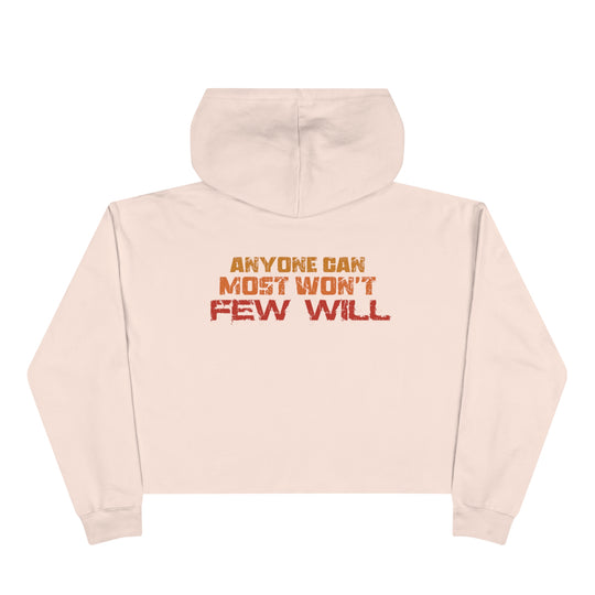 Few Will - Crop Hoodie