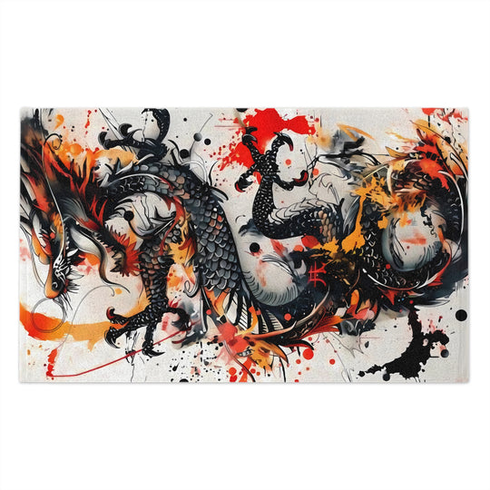 Dragon Graffiti Gym Towel