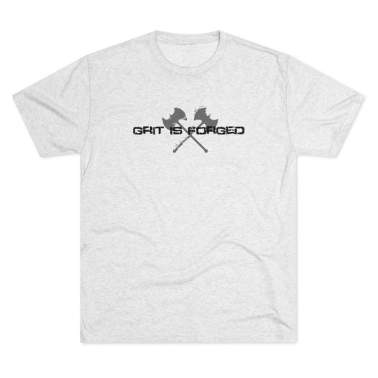 Grit Through Pain - Tri-Blend Crew Tee