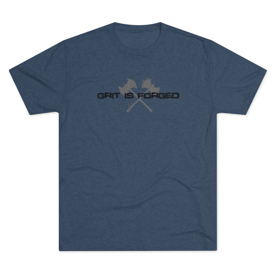 Grit Through Pain - Tri-Blend Crew Tee