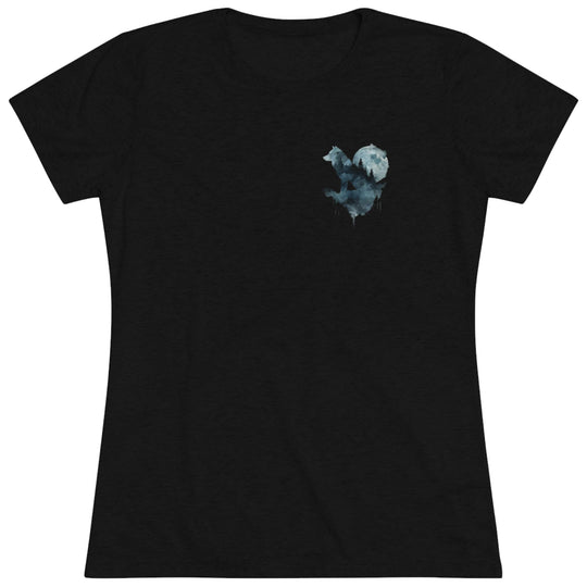 Lupus Warrior Wolf - Women's Triblend Tee