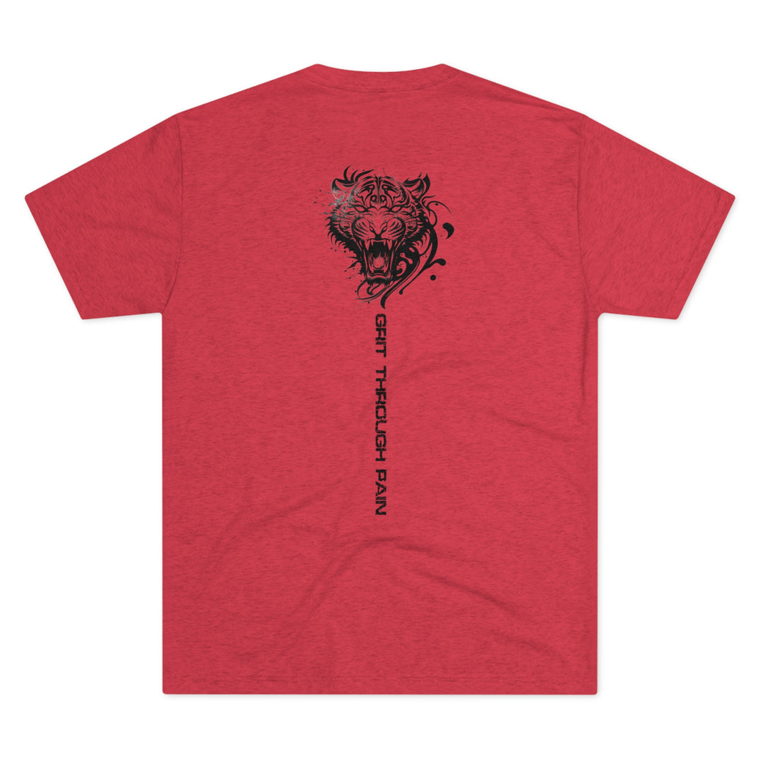 Grit Through Pain - Tri-Blend Crew Tee