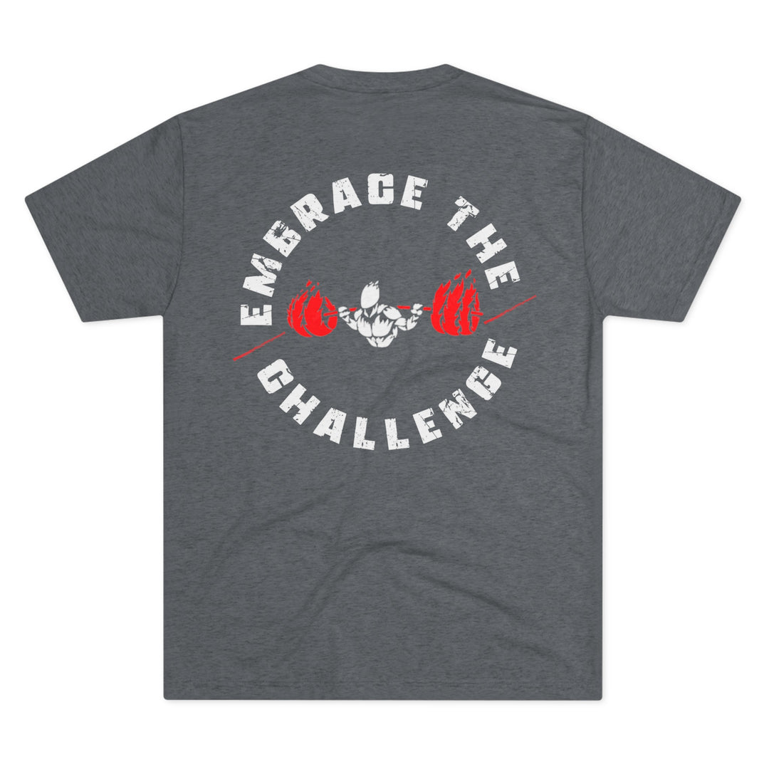 Athletic Tri-Blend Tee - Embrace the Challenge