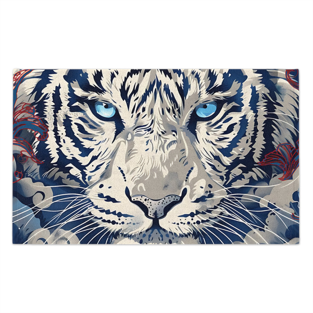 White Tiger  Gym Towel