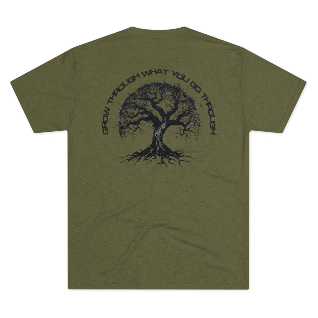 Grow Through It - Tri-Blend Crew Tee