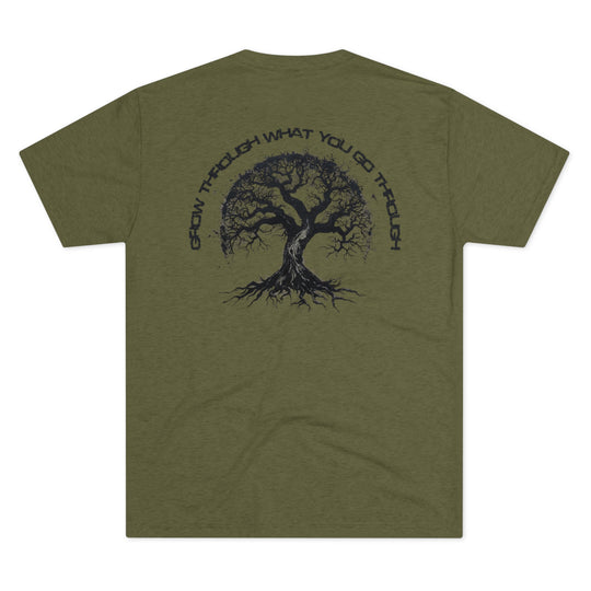 Grow Through It - Tri-Blend Crew Tee