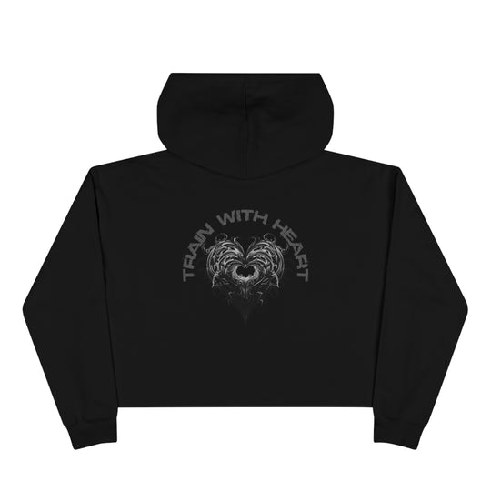 Train with Heart - Crop Hoodie