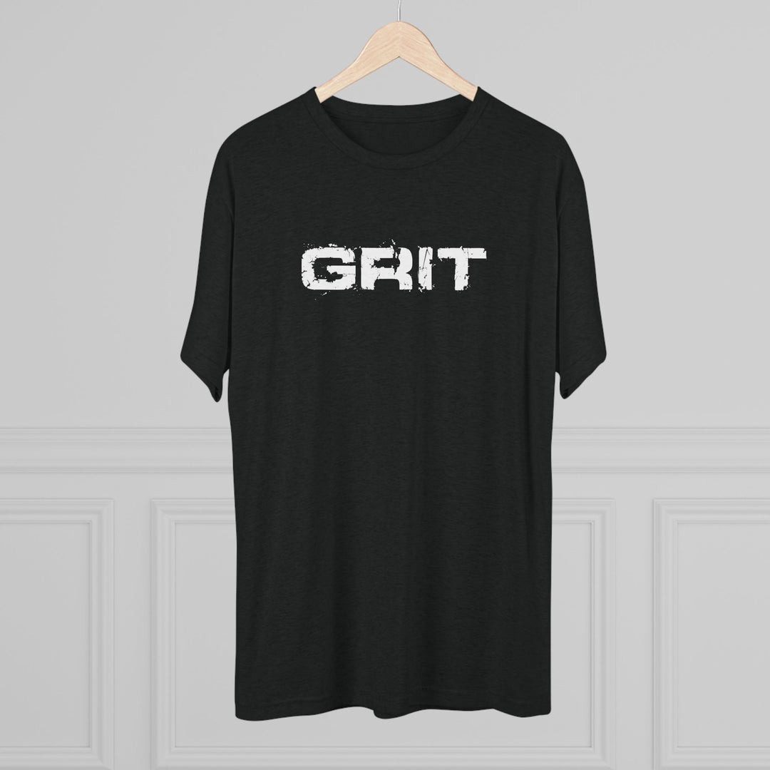GRIT Tri-Blend Shirt – “Relentless to the Bone” Men’s Fitness Tee