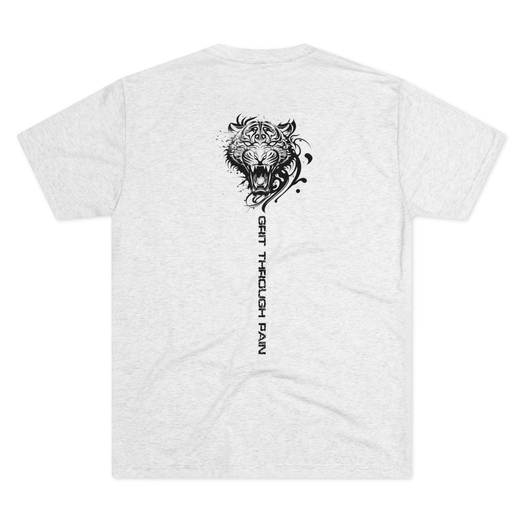 Grit Through Pain - Tri-Blend Crew Tee