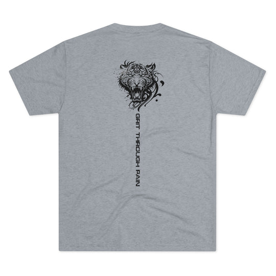 Grit Through Pain - Tri-Blend Crew Tee