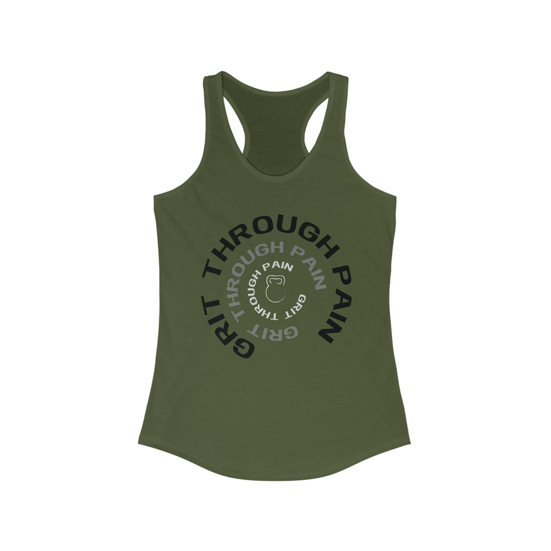 Grind Through The Pain - Women's Racerback Tank