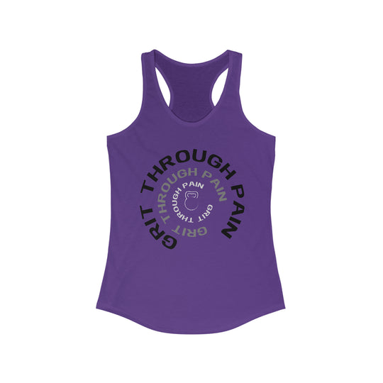 Grind Through The Pain - Women's Racerback Tank