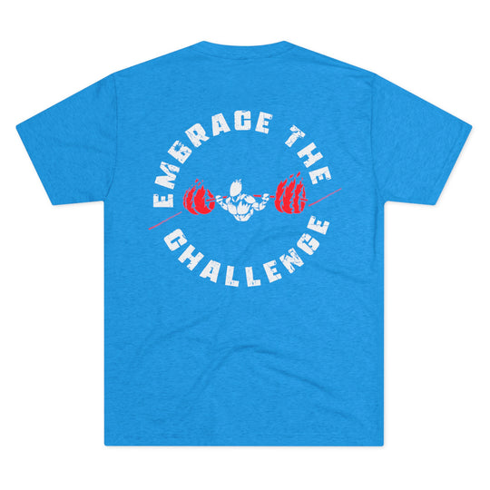 Athletic Tri-Blend Tee - Embrace the Challenge