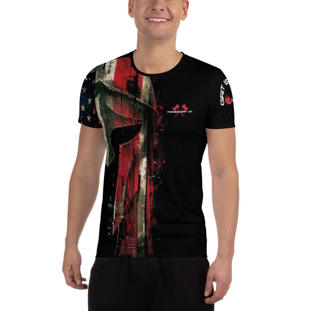 American Spartan Athletic Shirt