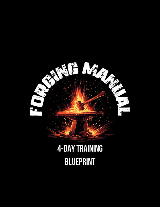 Forged Grit Training Planner – 12-Week Strength & Conditioning Programming Journal for Self-Coached Athletes